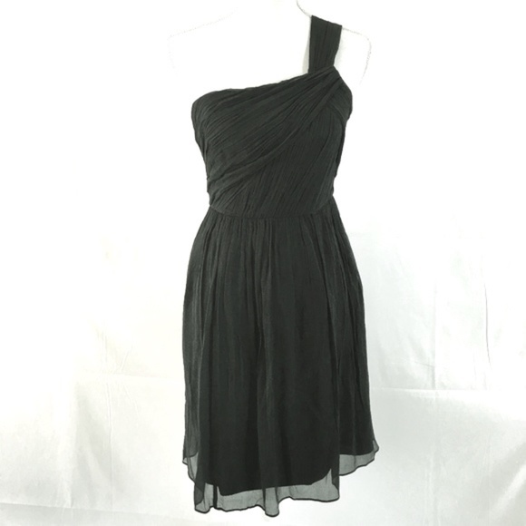 J. Crew Dresses & Skirts - J CREW  Black Dress Silk Chiffon